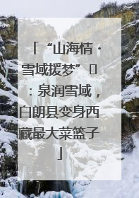 “山海情・雪域援梦”⑪：泉润雪域，白朗县变身西藏最大菜篮子