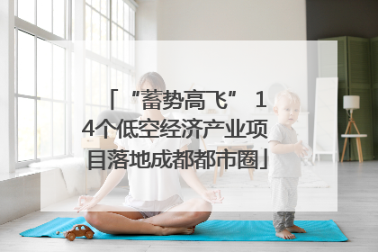 “蓄势高飞” 14个低空经济产业项目落地成都都市圈