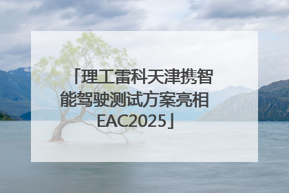 理工雷科天津携智能驾驶测试方案亮相EAC2025