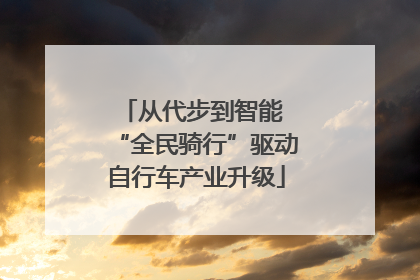 从代步到智能 “全民骑行”驱动自行车产业升级