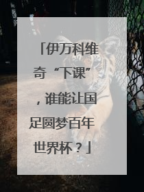 伊万科维奇“下课”，谁能让国足圆梦百年世界杯？