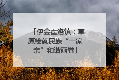 伊金霍洛镇：草原绘就民族“一家亲”和谐画卷