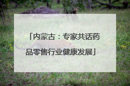 内蒙古：专家共话药品零售行业健康发展
