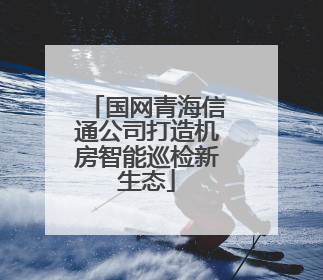 国网青海信通公司打造机房智能巡检新生态