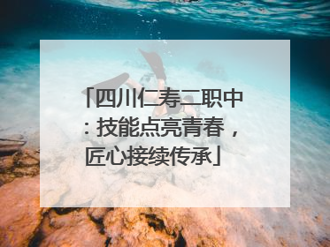 四川仁寿二职中：技能点亮青春，匠心接续传承