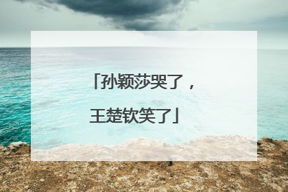 孙颖莎哭了，王楚钦笑了