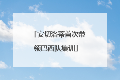 安切洛蒂首次带领巴西队集训