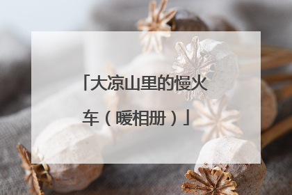 大凉山里的慢火车（暖相册）