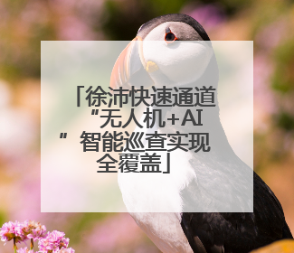 徐沛快速通道“无人机+AI”智能巡查实现全覆盖