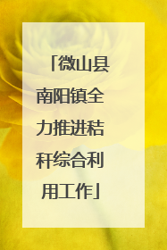 微山县南阳镇全力推进秸秆综合利用工作