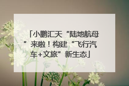 小鹏汇天“陆地航母”来啦！构建“飞行汽车+文旅”新生态