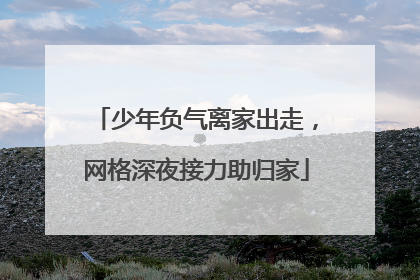 少年负气离家出走，网格深夜接力助归家