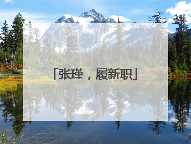 张瑾，履新职