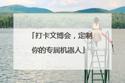 打卡文博会，定制你的专属机器人