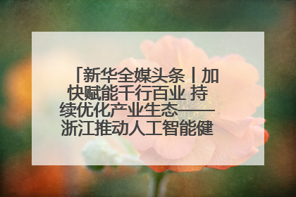 新华全媒头条丨加快赋能千行百业 持续优化产业生态——浙江推动人工智能健康有序发展观察