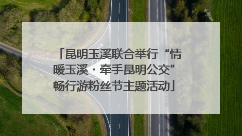 昆明玉溪联合举行“情暖玉溪・牵手昆明公交”畅行游粉丝节主题活动