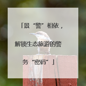 景“警”相依，解锁生态旅游的警务“密码”