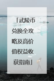 武陵币兑换全攻略及高价值权益收获指南