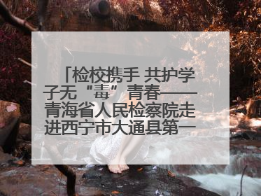 检校携手 共护学子无“毒”青春——青海省人民检察院走进西宁市大通县第一完全中学开展禁毒宣传侧记
