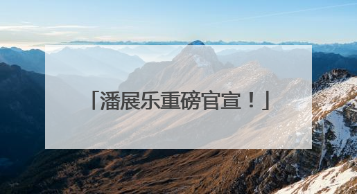 潘展乐重磅官宣！