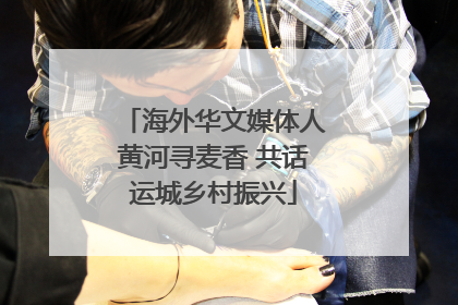 海外华文媒体人黄河寻麦香 共话运城乡村振兴