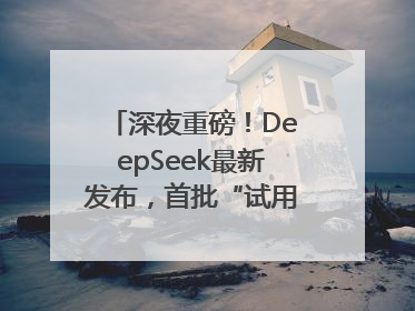 深夜重磅！DeepSeek最新发布，首批“试用体验”出炉→