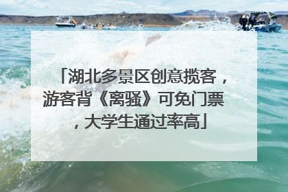 湖北多景区创意揽客，游客背《离骚》可免门票，大学生通过率高