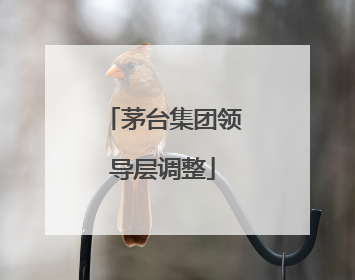 茅台集团领导层调整