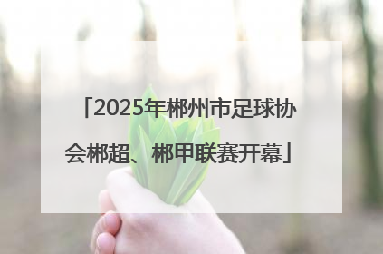 2025年郴州市足球协会郴超、郴甲联赛开幕