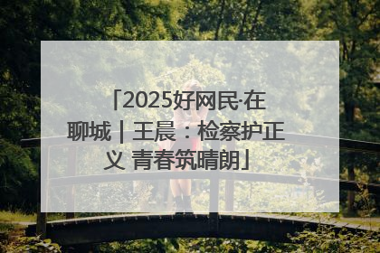 2025好网民·在聊城｜王晨：检察护正义 青春筑晴朗