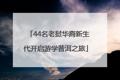 44名老挝华裔新生代开启游学普洱之旅
